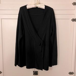 100% baby alpaca black sweater